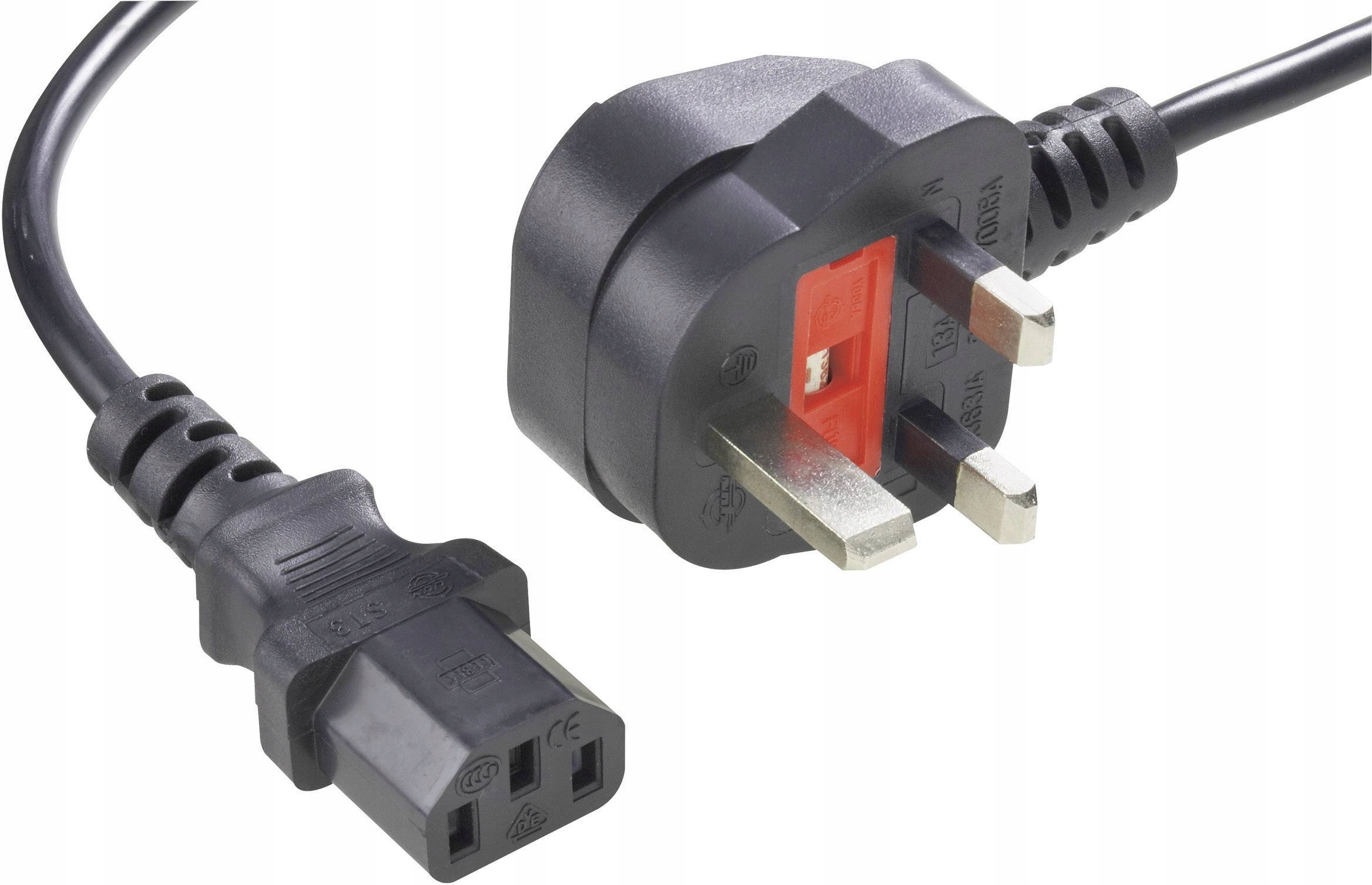 

Goobay kabel przewód zasilający wtyk angielski Uk