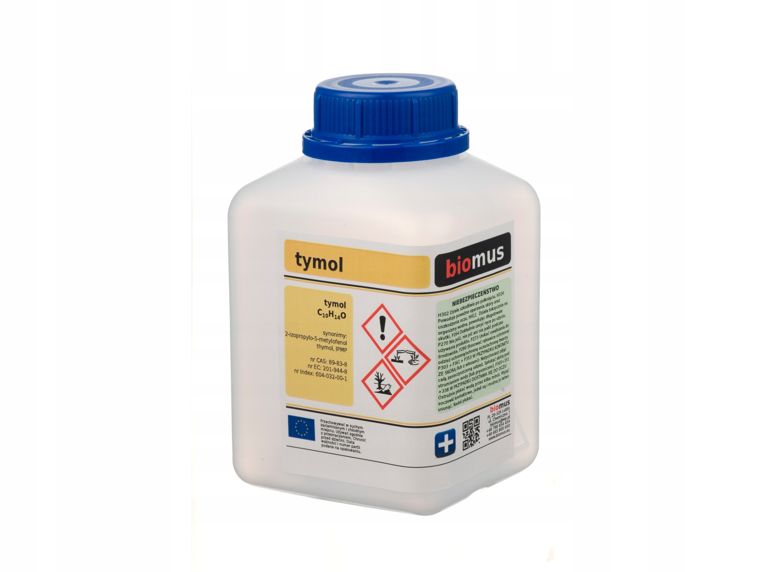 

Tymol czysty 500g Biomus