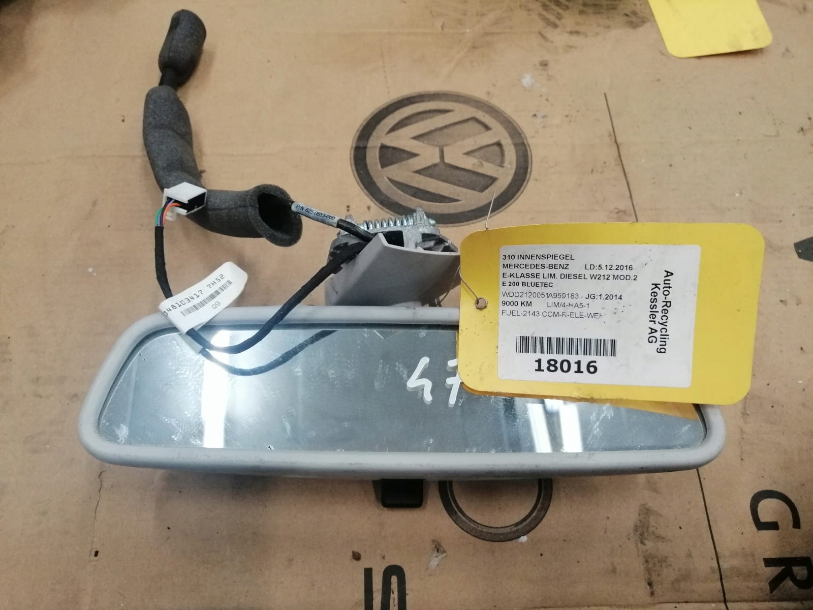 Внутреннее зеркало MERCEDES W212