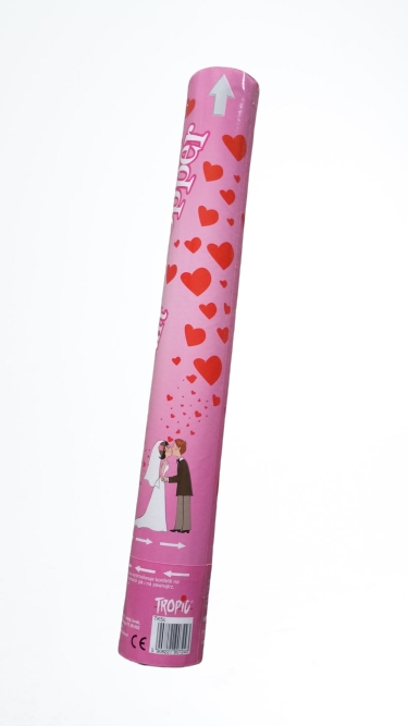 

Konfetti Tuba Strzelająca Czerwone Serca 40cm 1SZT