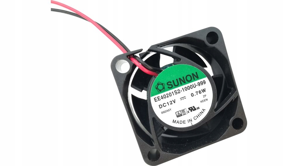 

Sunon Wentylator DC 12V 40x40x20mm 13,01m3/h