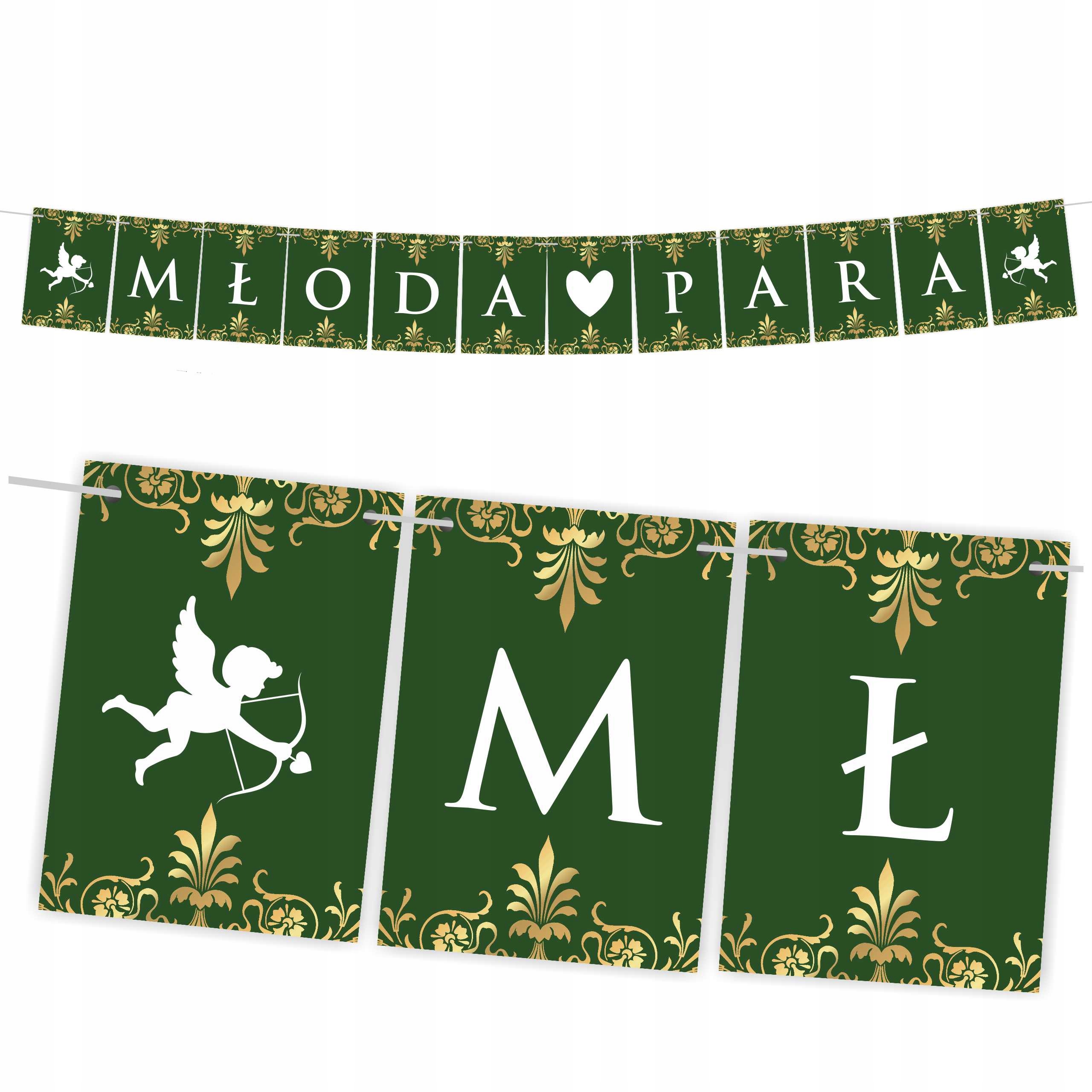 

Baner Weselny Girlanda Młoda Para A5 230cm 48szabl