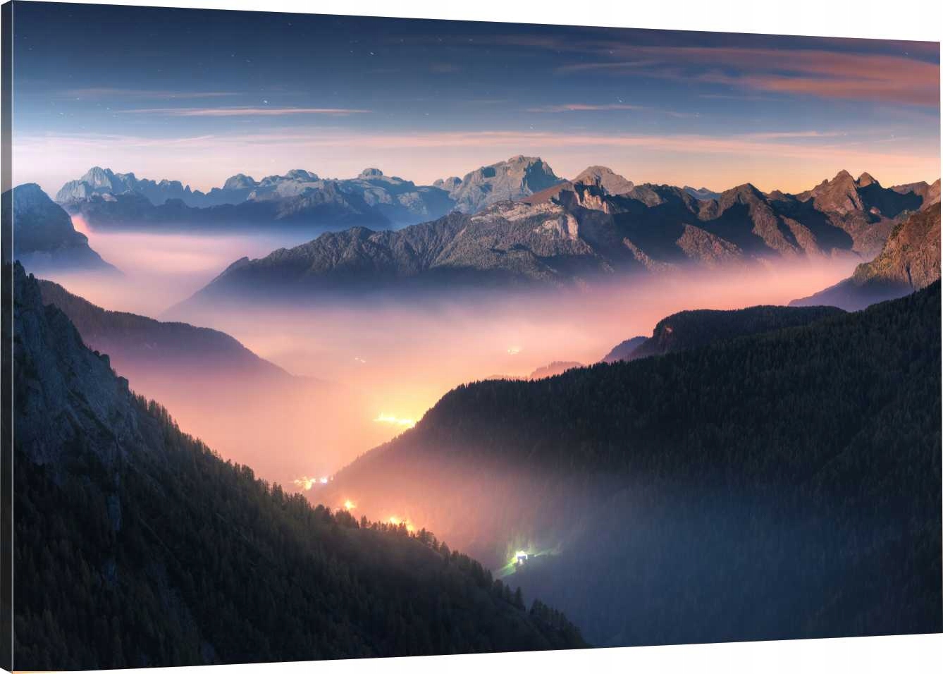 

Obraz Na Płótnie Do Salonu Góry Mgła 70x50 980 Wz