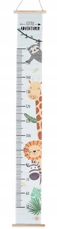 Miarka wzrostu na płótnie - pokój dziecięcy MIĘTA Marka bez marki