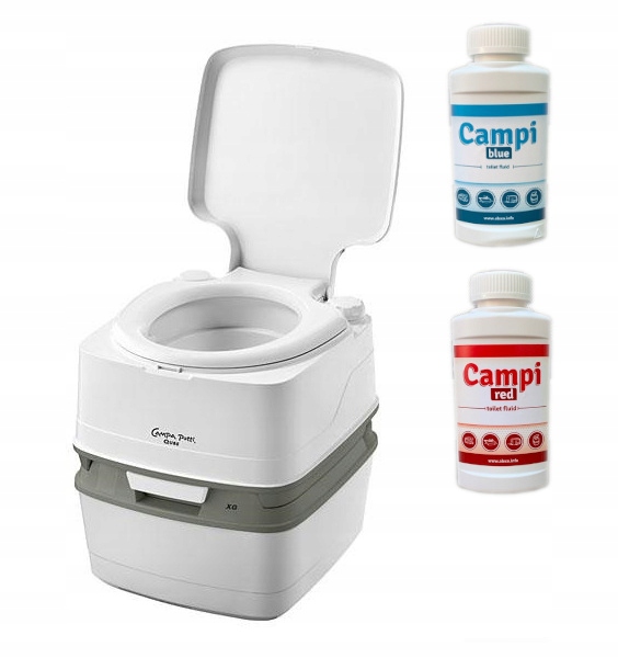 ПОРТАТИВНЫЙ ТУРИСТИЧЕСКИЙ ТУАЛЕТ ДЛЯ УЧАСТКА ЖИДКОСТИ 21L