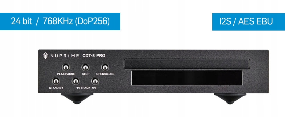 NuPrime CDT-8 Pro profesjonalny transport CD