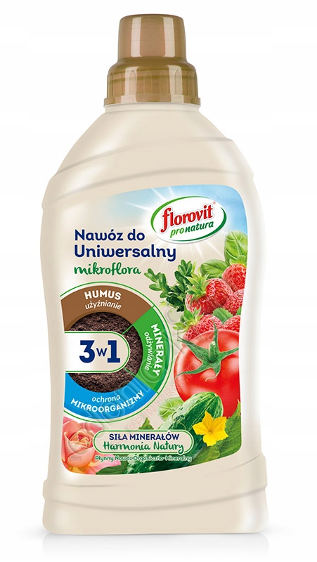 

Nawóz Mikroflora 3w1 Uniwersalny 1L