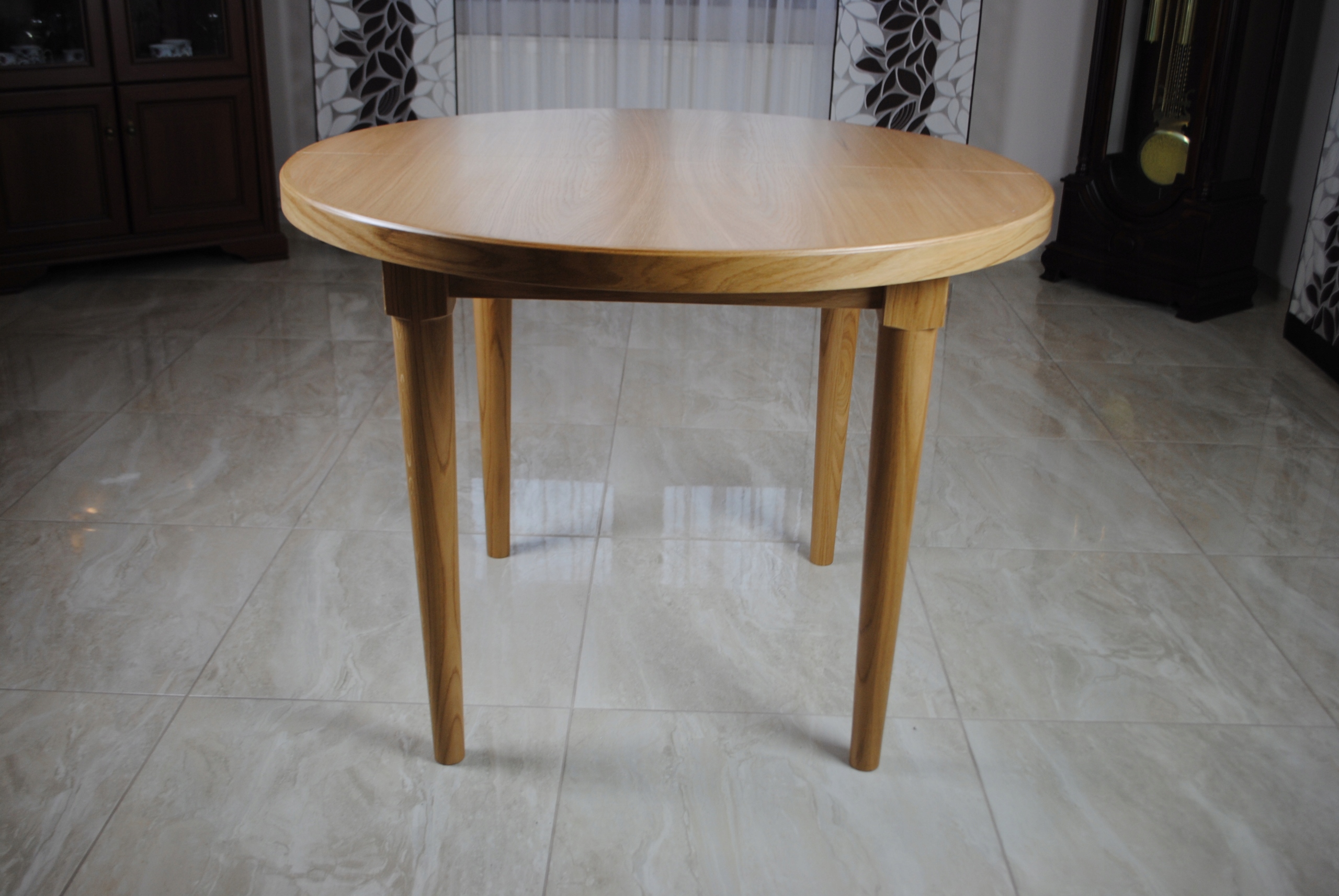 STÓŁ DĘBOWY OKRĄGŁY ROZKŁADANY 100/200 SALON JADALNIA KUCHNIA Kod producenta Stół okrągły dębowy