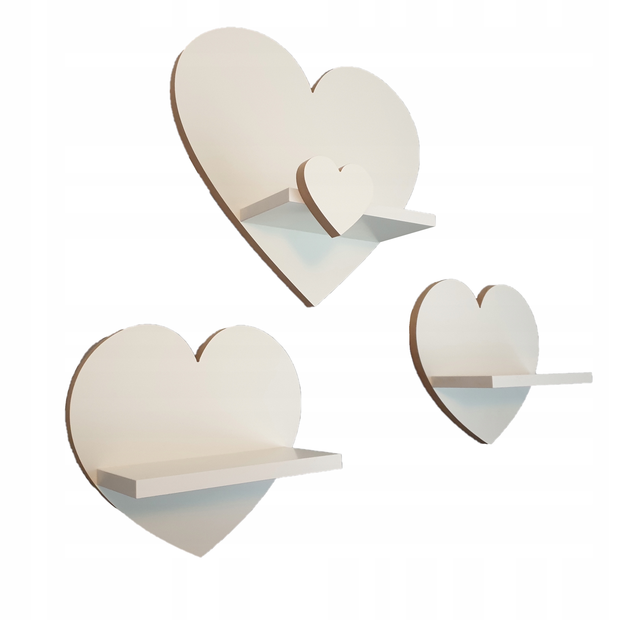 

Półki serca Plus zestaw 3 szt- Elegance