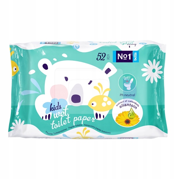 

Bella Kids mokry papier toaletowy dla dzieci
