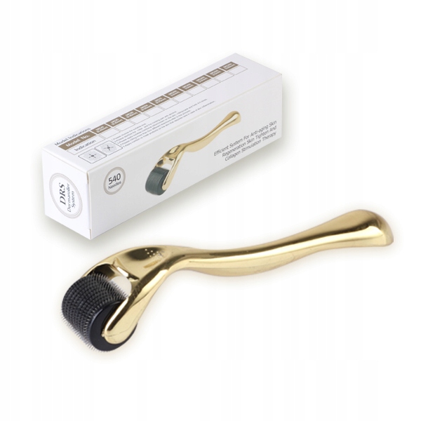 

Derma Roller 540Tytan 2mm Gold dermaroller