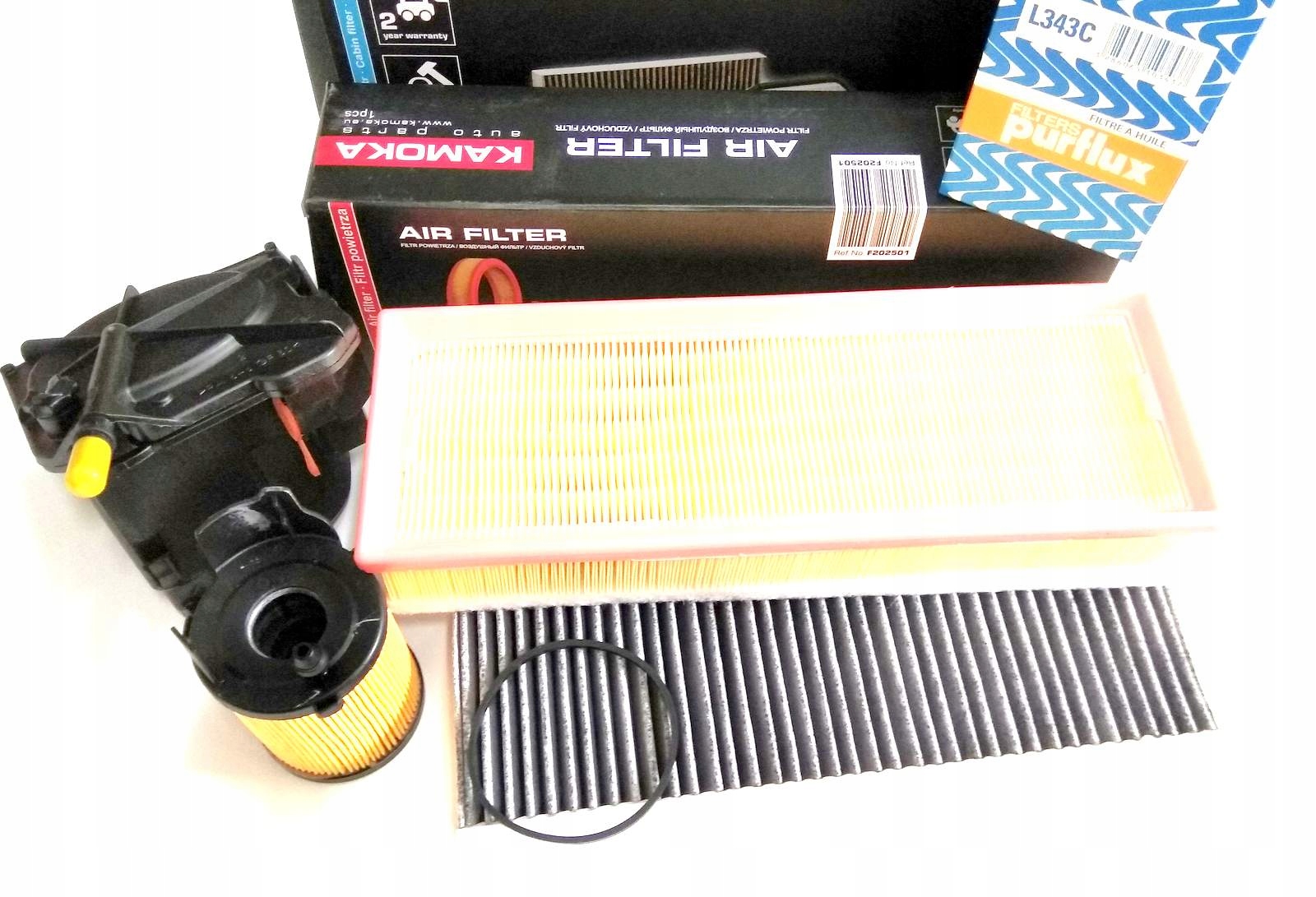 L343C - PEUGEOT 1007 307 308 ФИЛЬТРЫ KPL 1,6 HDI PURFLUX ZES