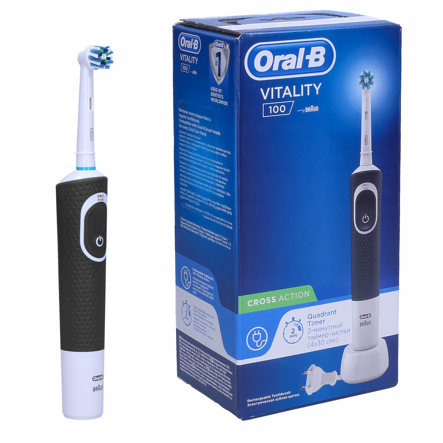

Szczoteczka Oral-B Vitality D100 CrossAction Black