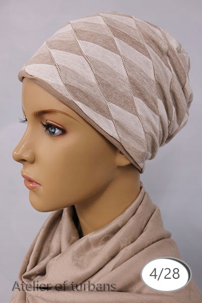 Turban SMURF [Turbany ZIMOWE Beanie Smerf] cz2 Materiał dominujący inny