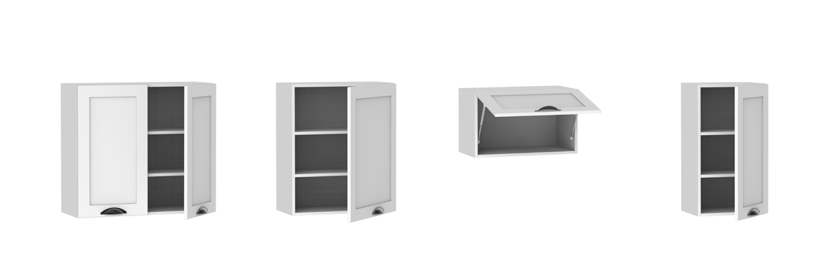 ADEL zestaw szafek kuchennych 2,4m biały MDF Marka Stolkar