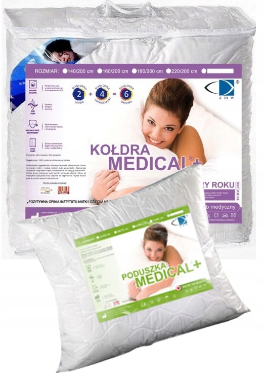 

Kołdra Medical+ 4 Pory Roku 160X200 +70X80 Amw Pol