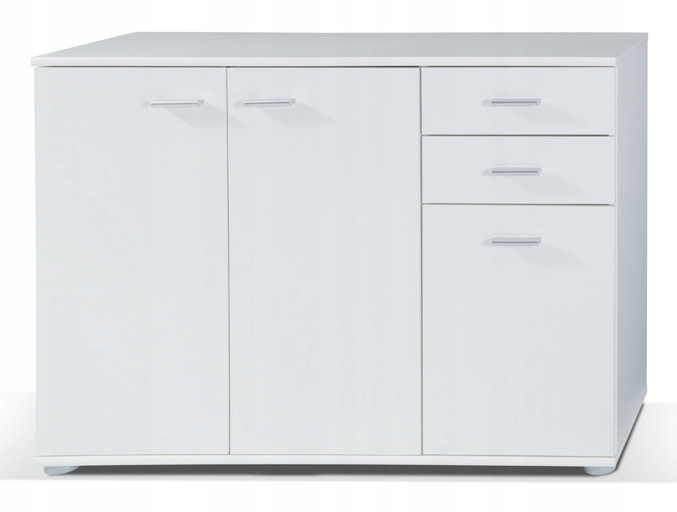 

Miko 1 komoda 3-drzwiowa szuflady 106 cm Biały