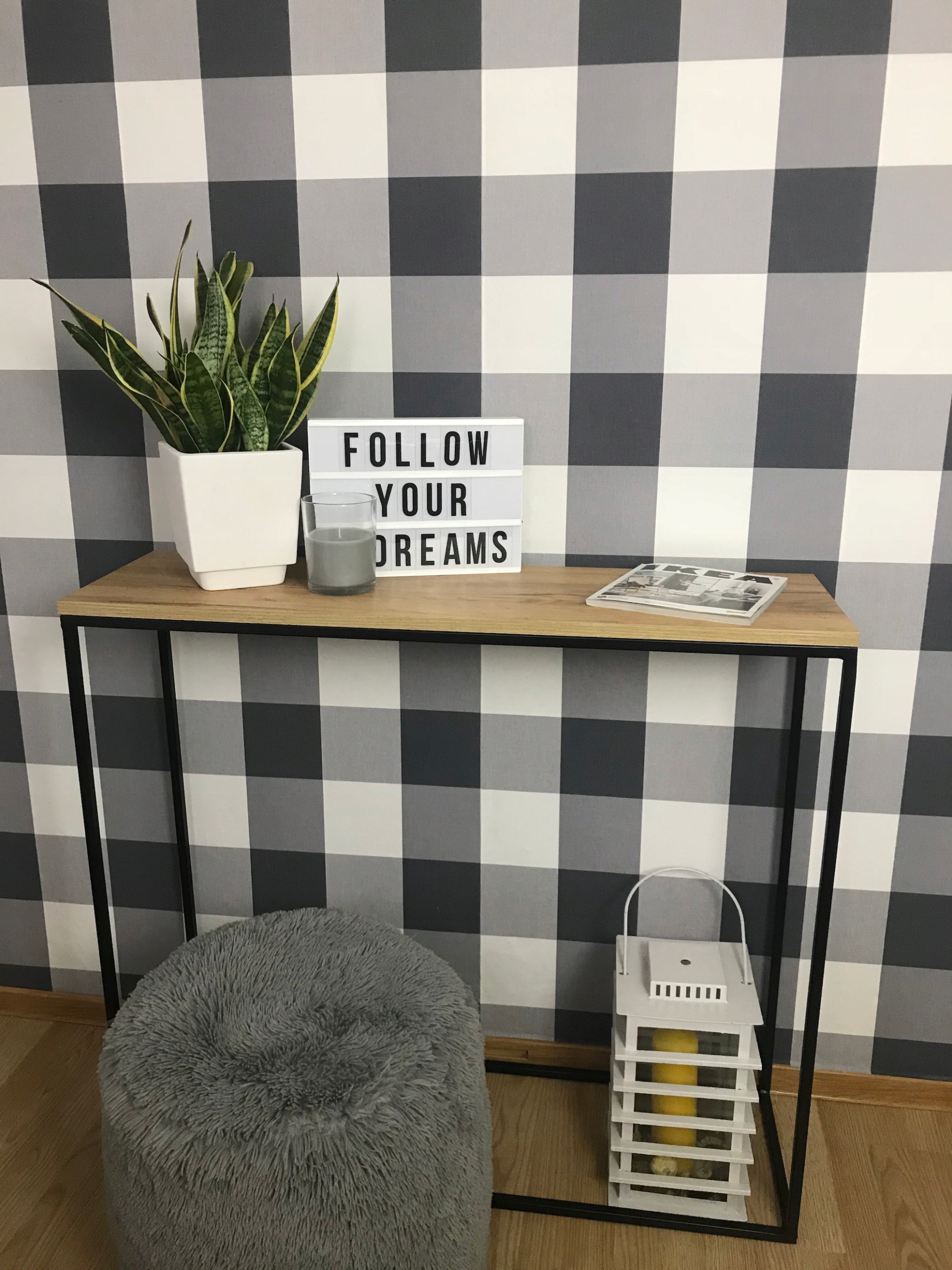 konsolka, toaletka INDUSTRIALNA LOFT 100x30x80 DĄB CRAFT ZŁOTY Kod producenta STALWELD