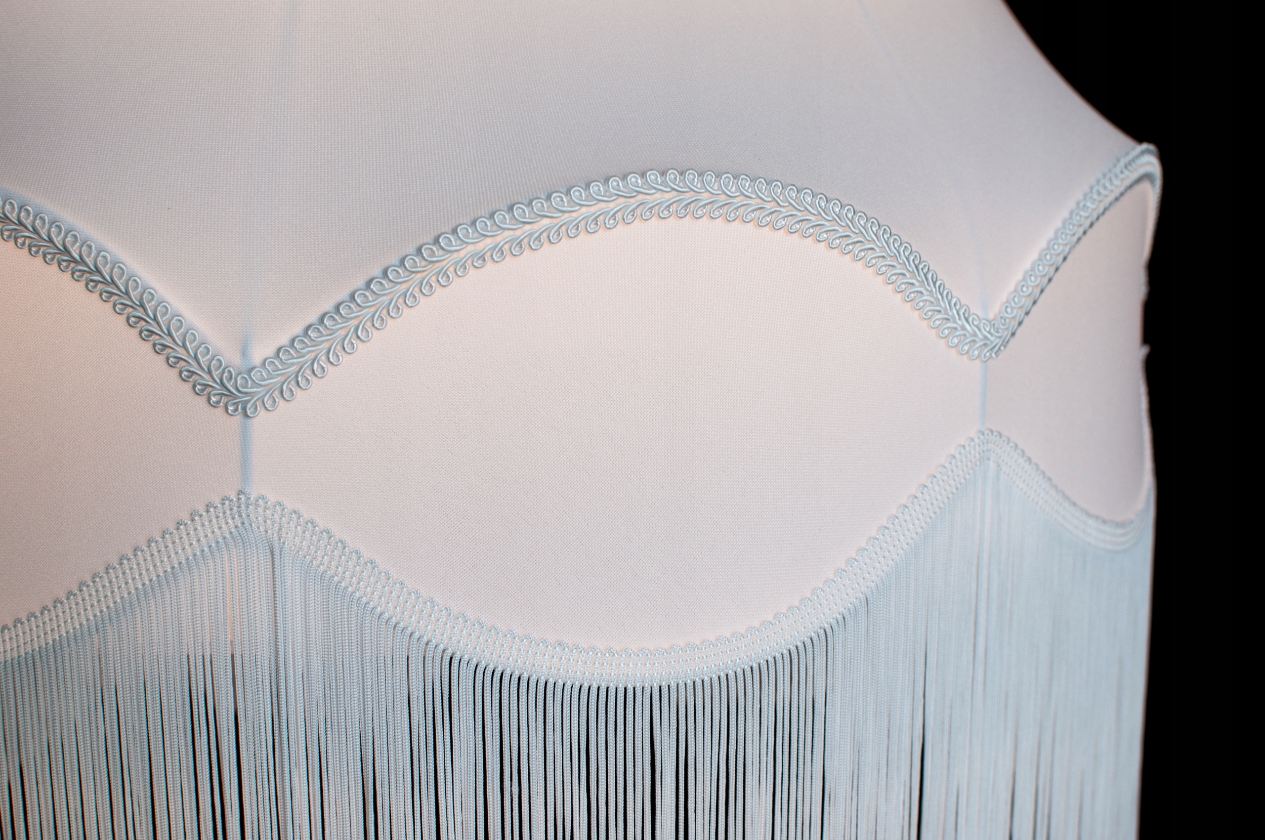 Abażur duży do lamp stojacych i wiszących. Biały Marka Abażury-Krystyna