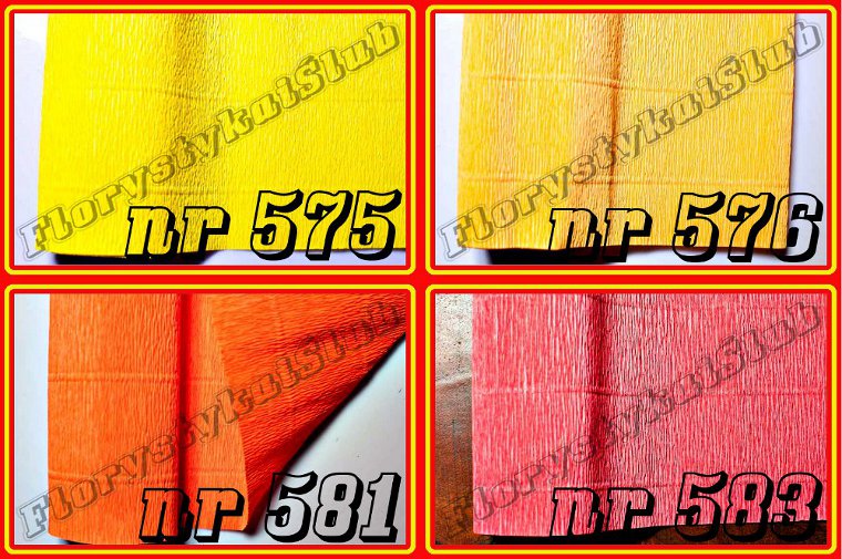 Krepina włoska bibuła gruba 41kol. 50x250cm KREPA Marka Inna