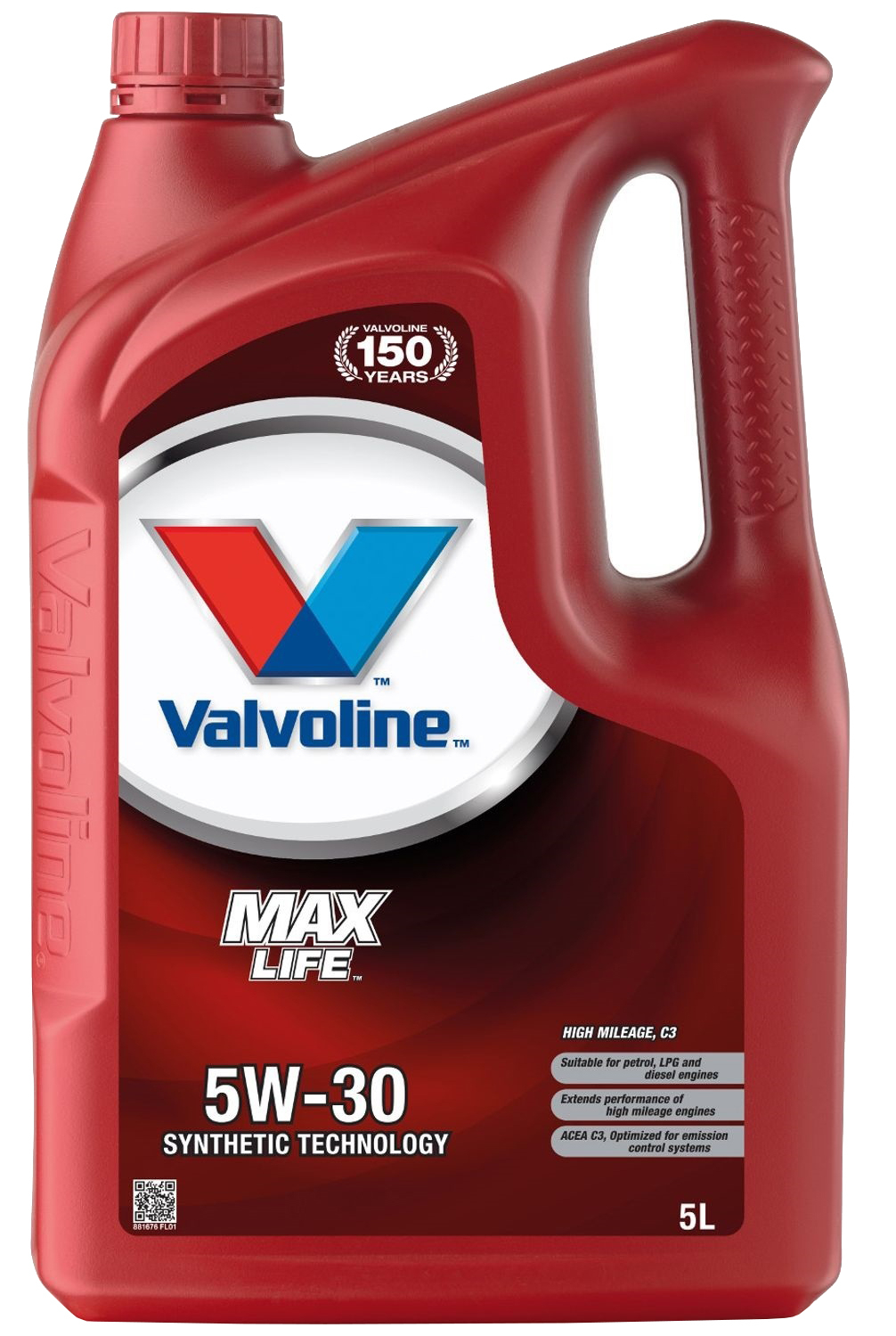 Motorový olej Valvoline Maxlife C3 5 l 5W-30
