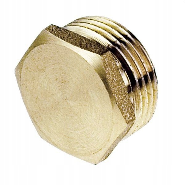 

Korek mosiężny 1/2" G/z Zaślepka
