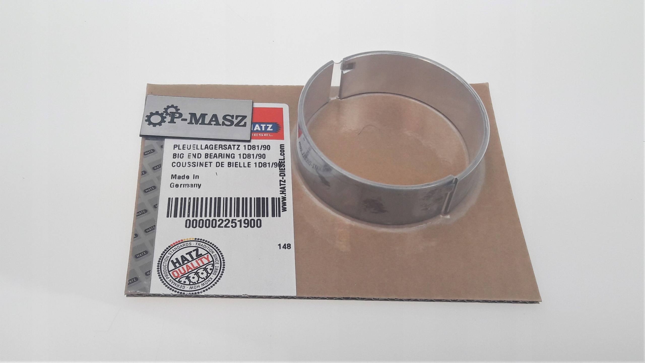 Hatz 1D81 Panewka korbowodow std 02251900 04001900