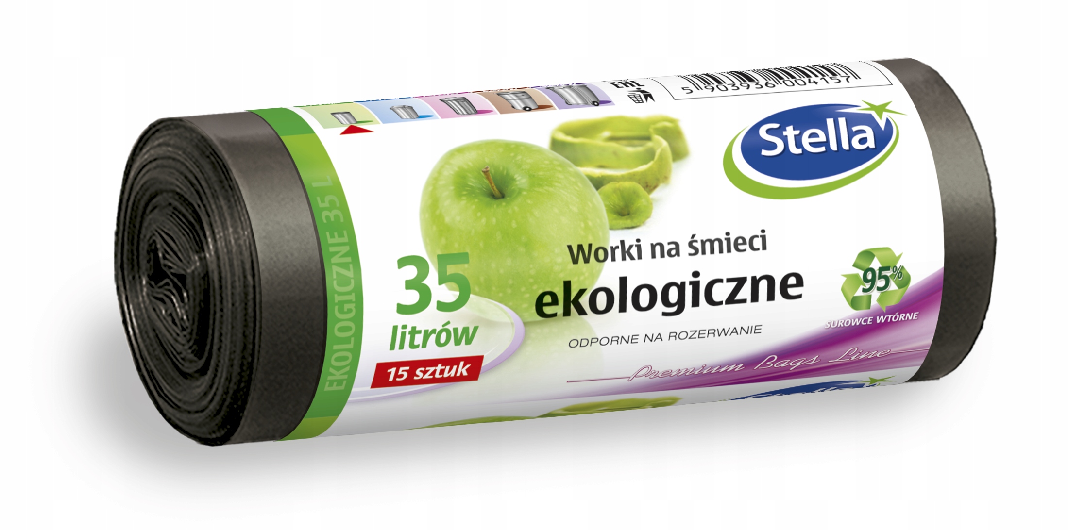 

Worki na śmieci Ekologiczne 35L 15szt. (ldpe)