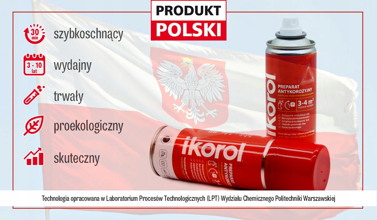 IKOROL SPRAY Antykorozyjny na Rdzę Zabezpiecz Auto EAN (GTIN) 5903240923007