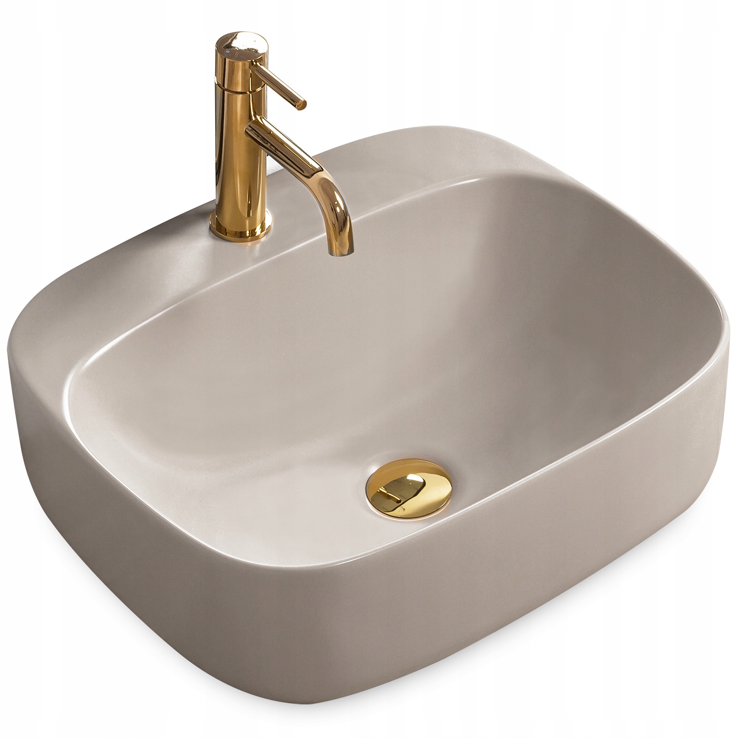 

Umywalka Ceramika Nablatowa Luiza 50 Grey Mat Rea