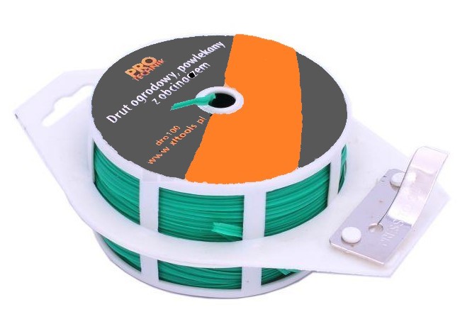 

Drut Ogrodniczy Powlekany Pcv 50m Profi +obcinak