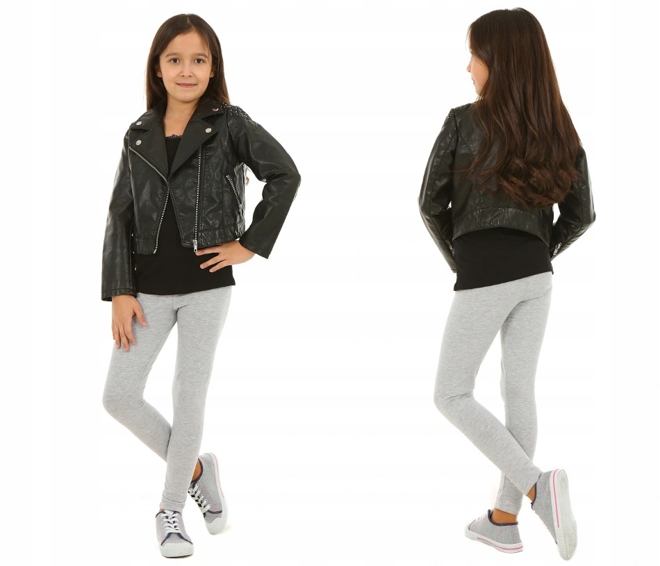 

Kolorowe getry, klasyczne leginsy 134 Szary