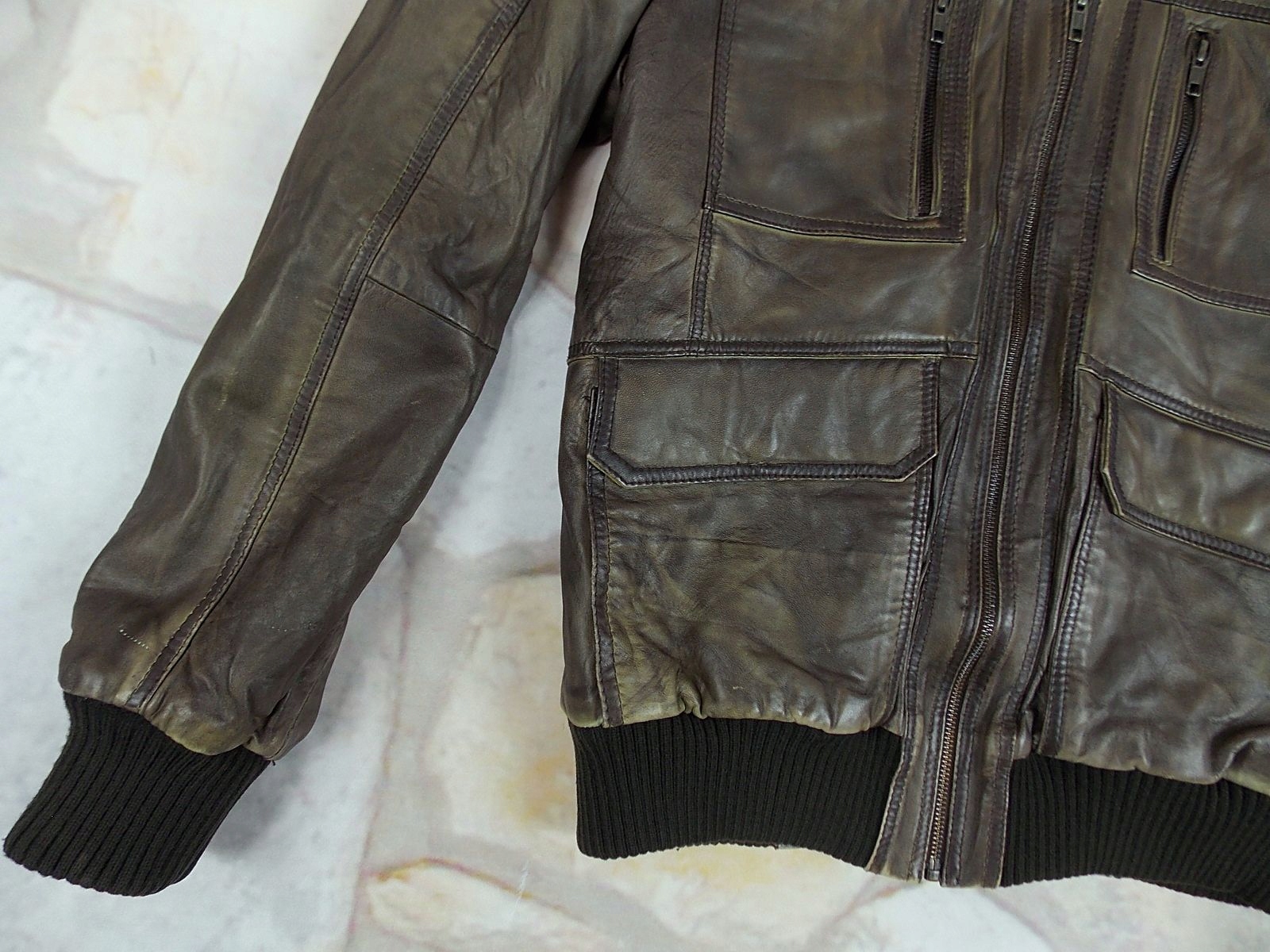 MAC DOUGLAS KURTKA PILOTKA BOMBER SKÓRZANA 48 Marka inna