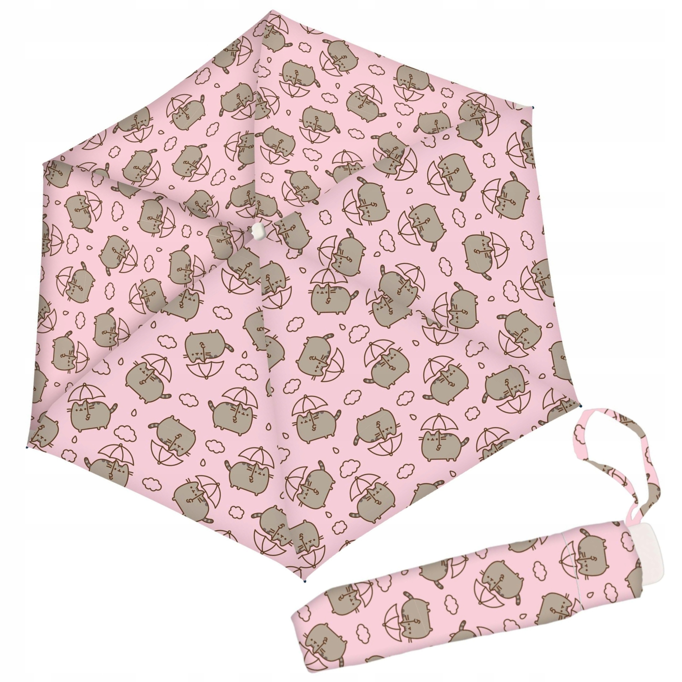 

Pusheen parasolka składana, manualna, parasol