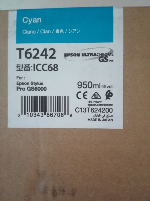 Atrament Epson pre GS6000 T6242 Azúrový C13T624200