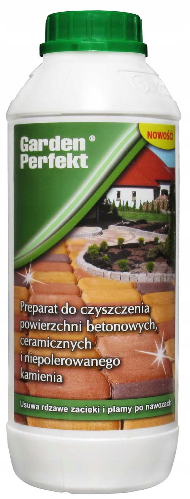 GARDEN PERFEKT 1L - Środek do czyszczenia Kostki Brukowej Kamienia na Placu