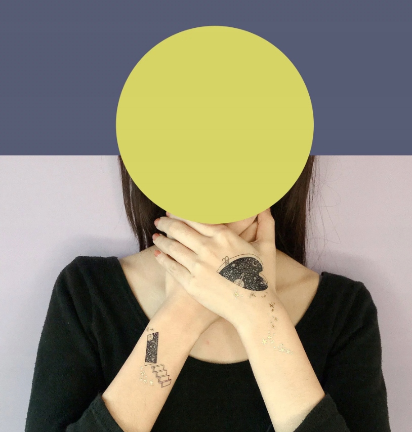 Paperself wodny tatuaż damski kolorowy Imagination EAN (GTIN) 5060270572909