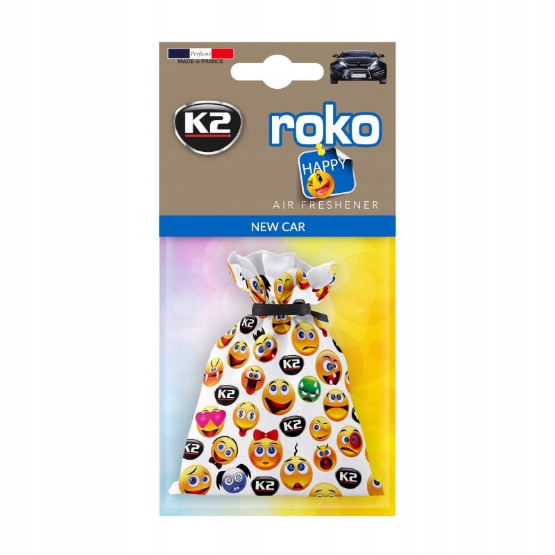 

K2 Roko Happy zapach Nowy Samochód New Car emotki