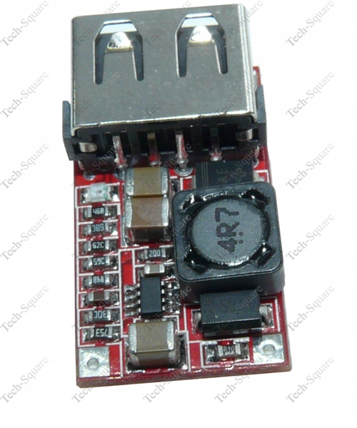 Moduł Konwerter 6-21V - USB 5V 3A samochodowy 12V Rodzaj konwerter