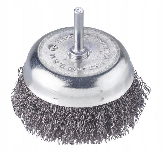 

Szczotka druciana doczołowa z trzpieniem 80mm
