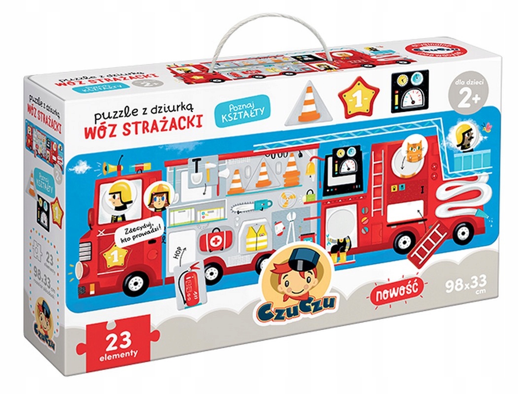 

CzuCzu Puzzle z dziurką wóz strażacki 6500955