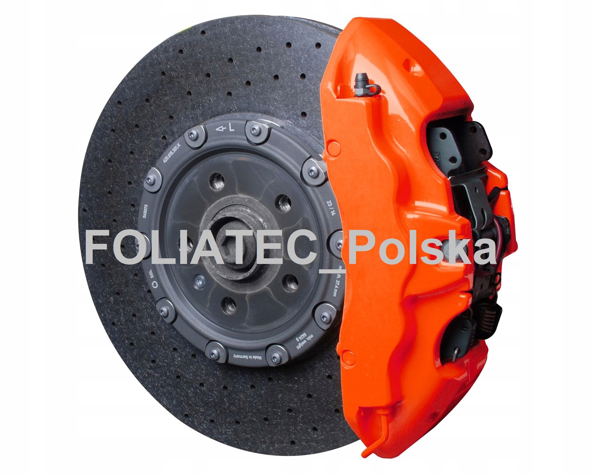 Foliatec лак краска для клемм оранжевый неоновый