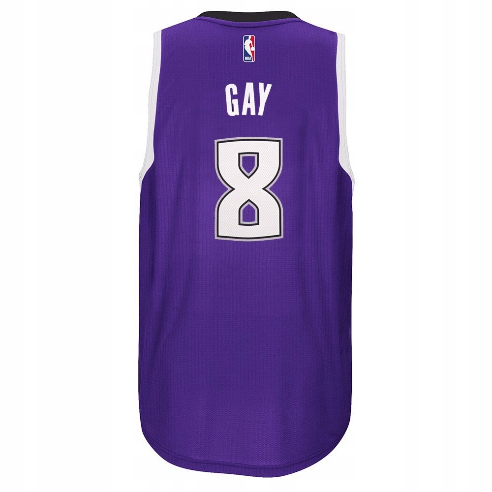 Koszulka Adidas Swingman NBA SAC Kings GAY S Rękaw bez rękawów