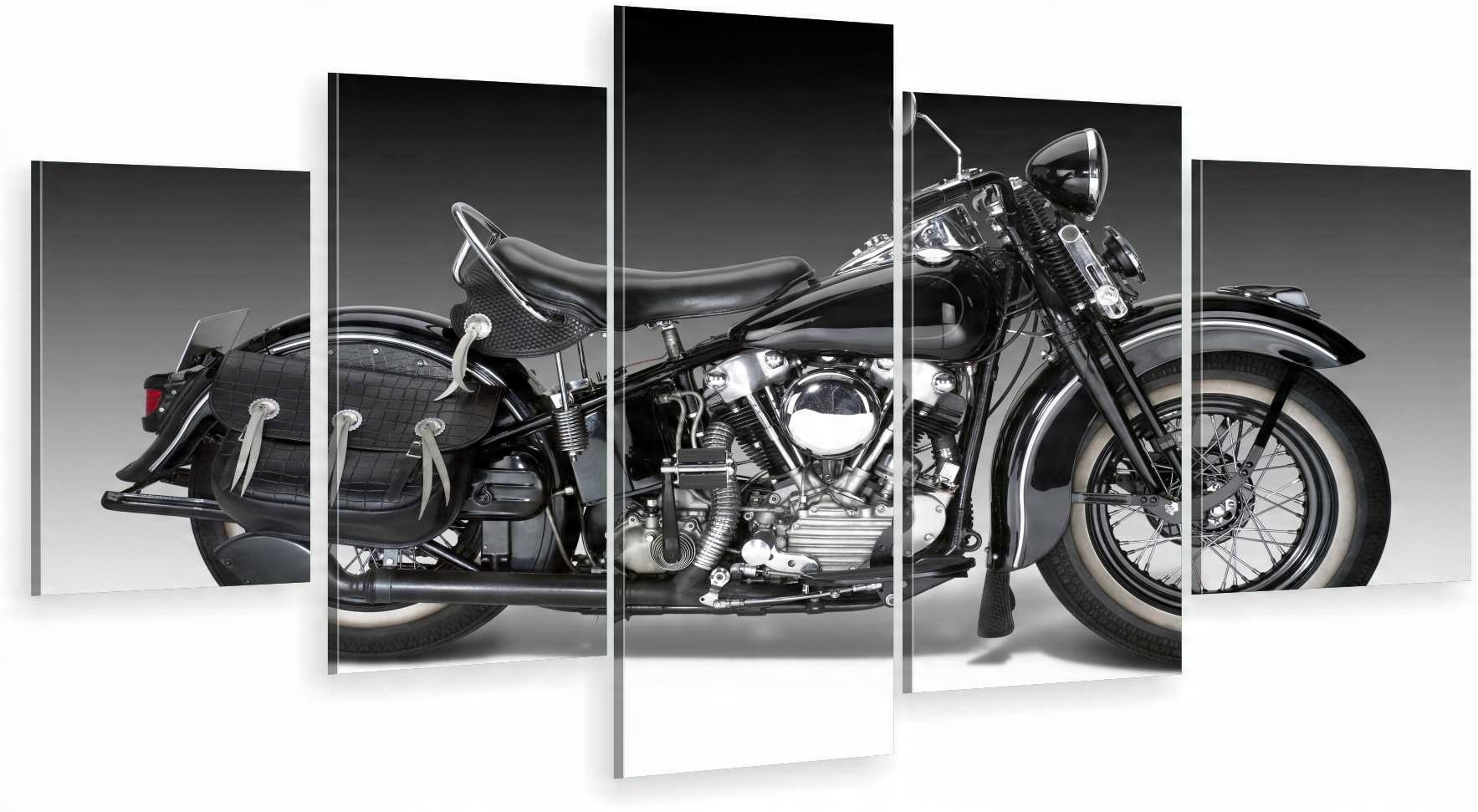 

Tryptyk 5-CZĘŚCI Na Ścianę Motor Motocykl 800 Wz