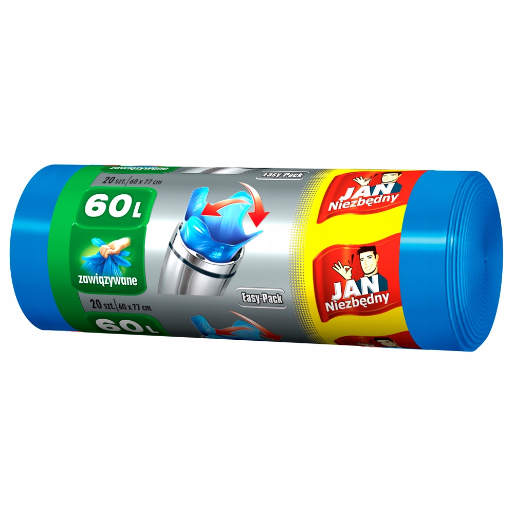 

Jan Niezbędny Easy Pack worki niebieskie 60 L