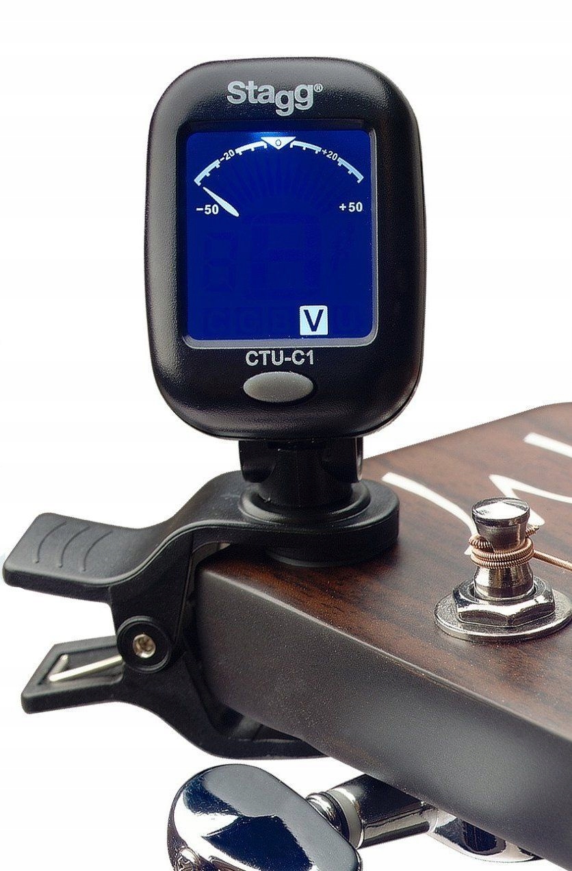 Stagg CTU-C1 tuner gitara bas okulele skrzypce