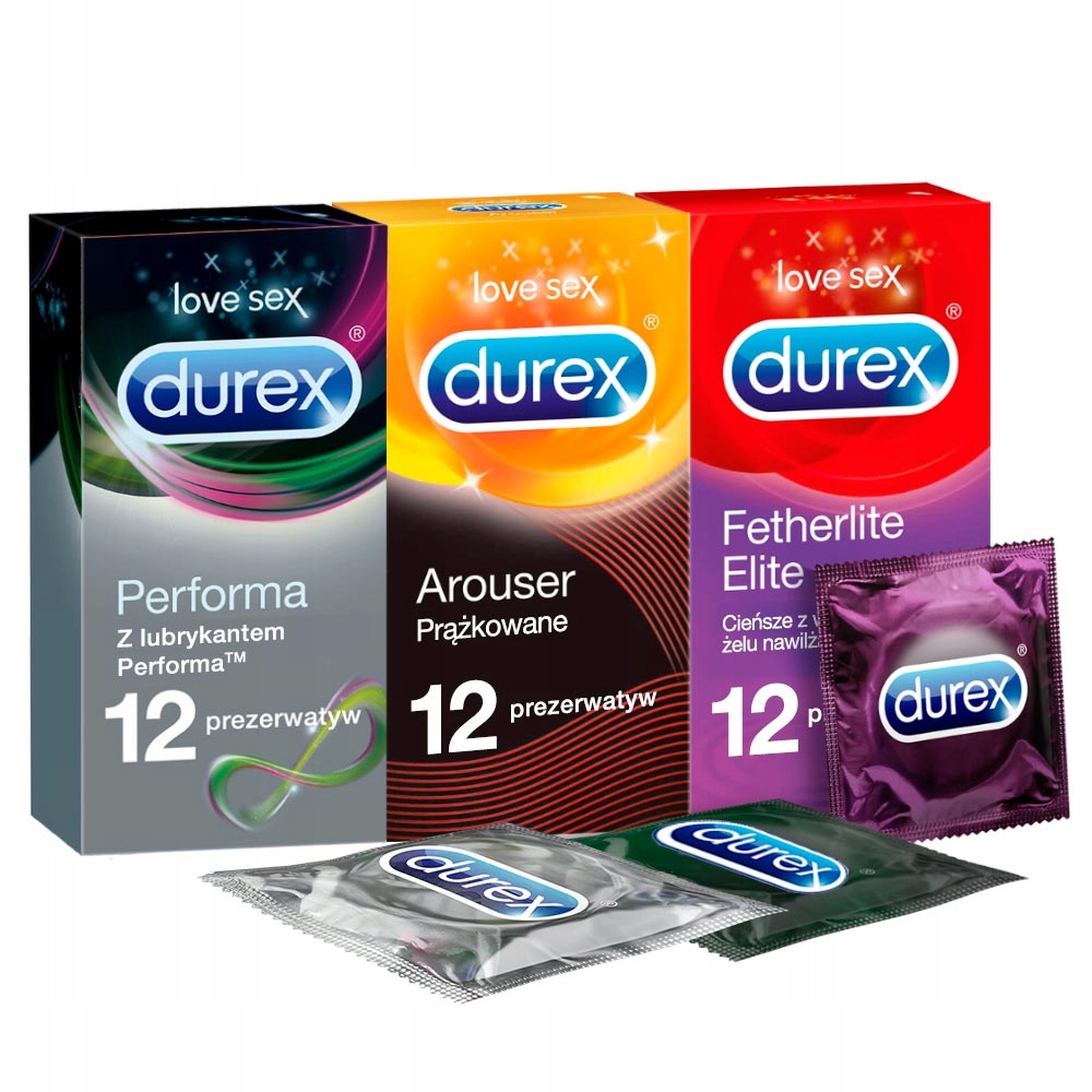 

Durex erotyka prezerwatywy 36 szt MIX Zestaw