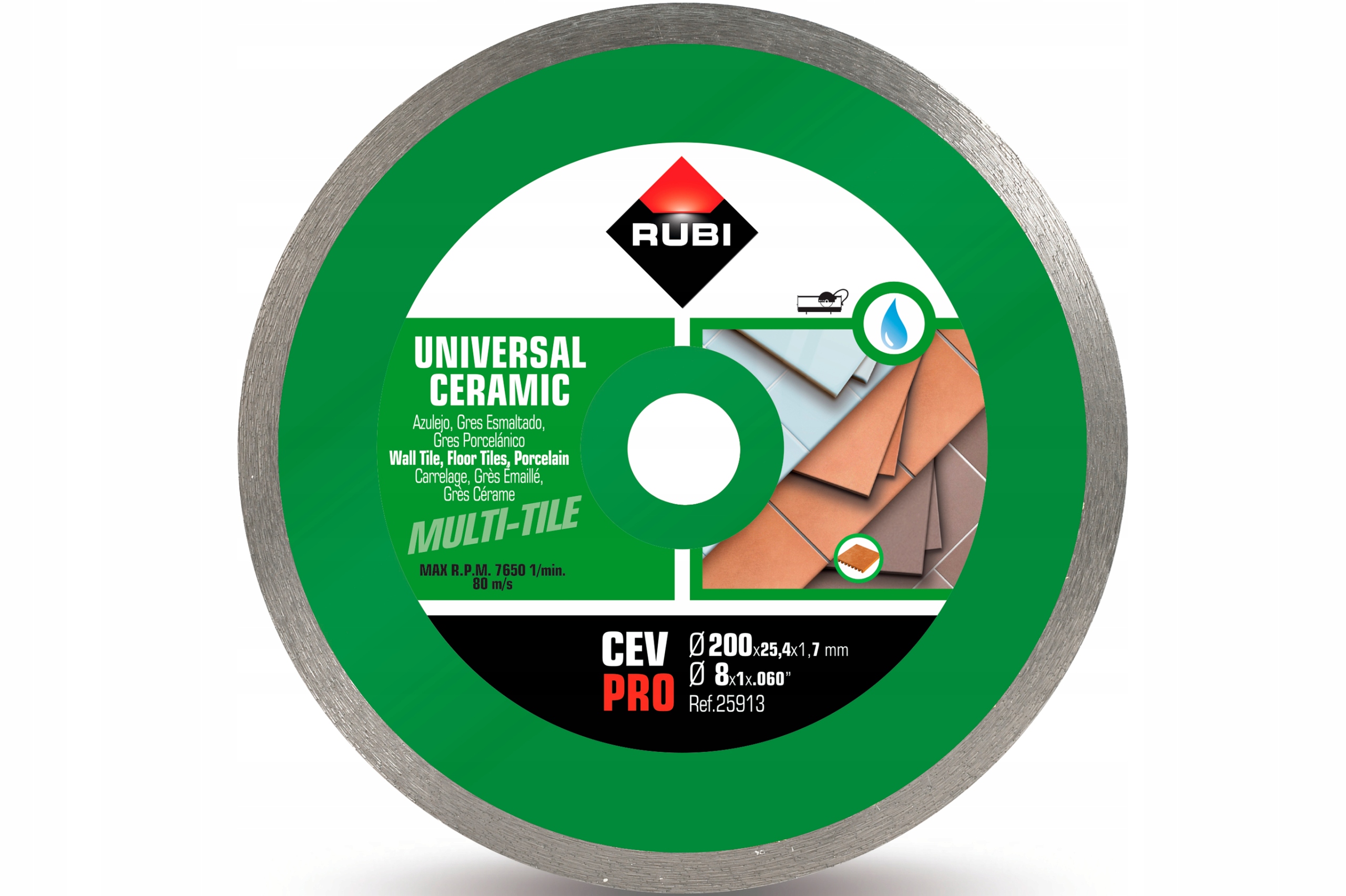 

Tarcza tnąca Rubi Cev 200 Pro 200 x 25,4 mm