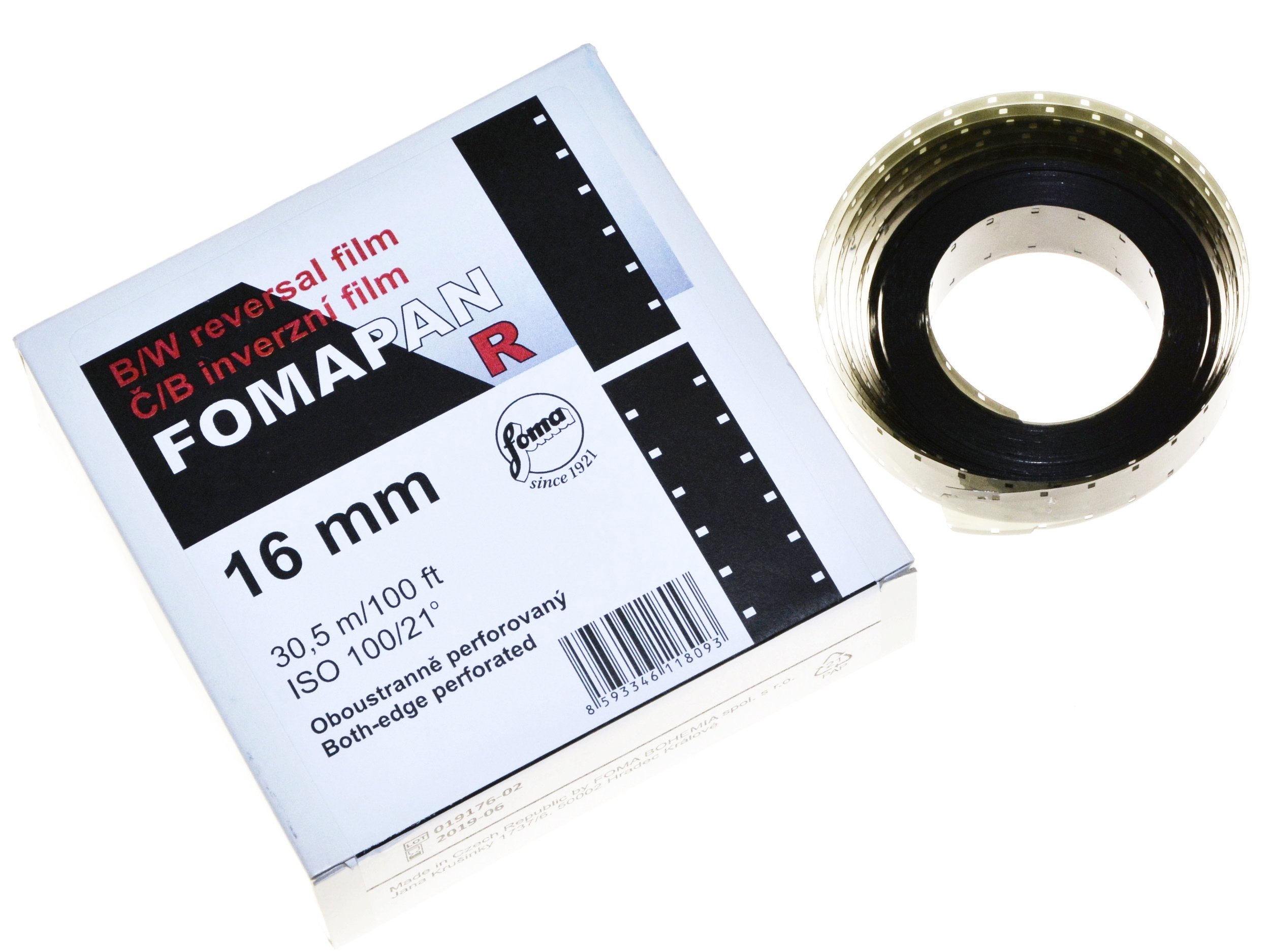 Fomapan R100 film standard 16mm obustronnie perf