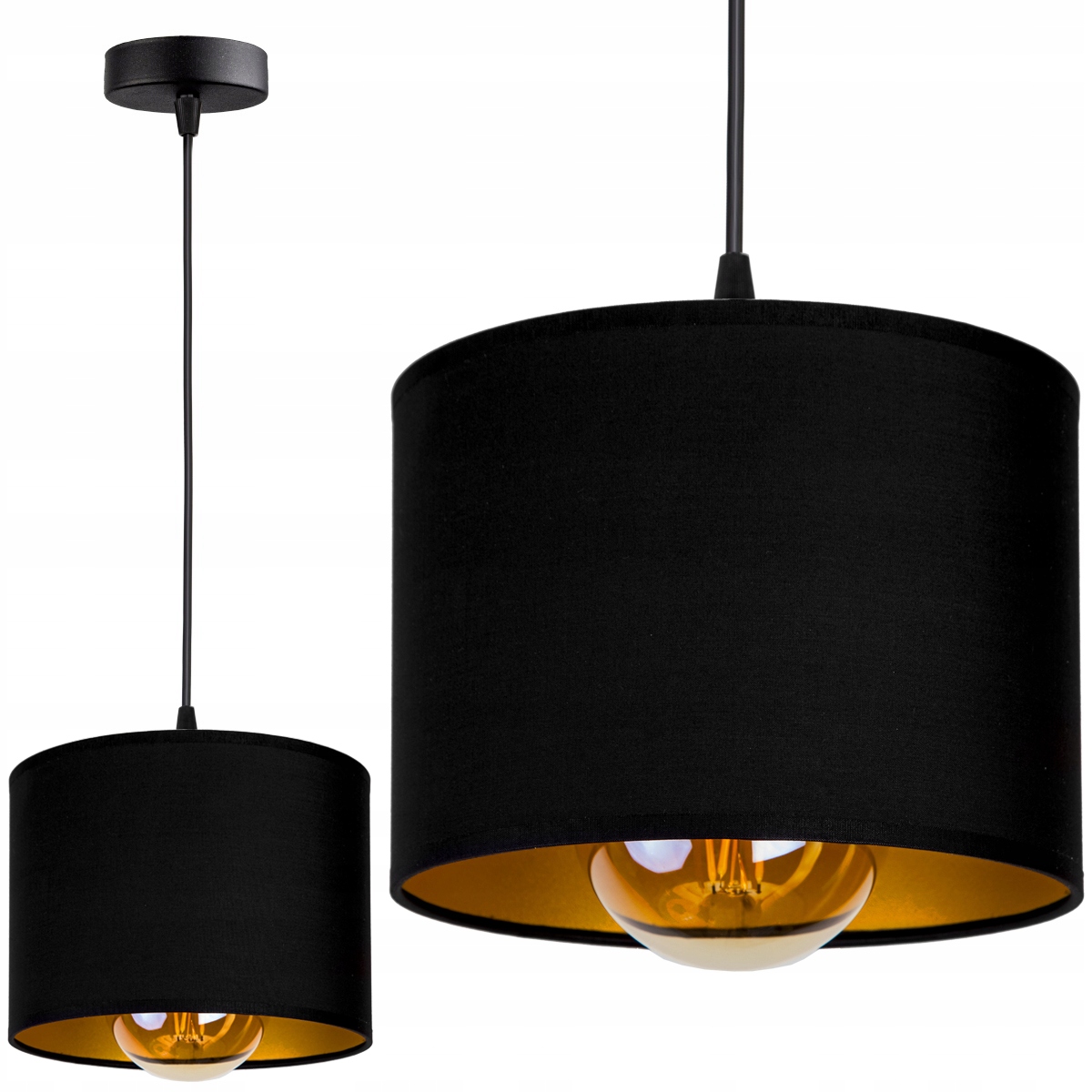 

Lampa Wisząca Sufitowa Żyrandol Abażur Nowoczesna